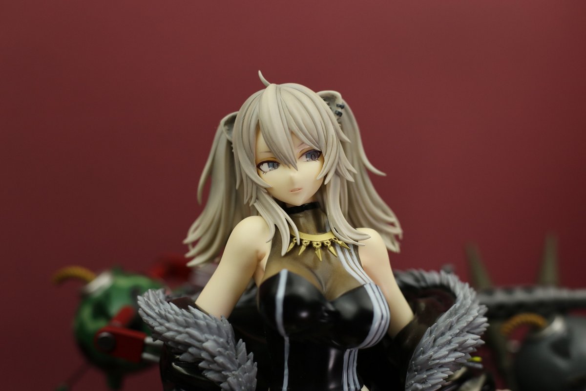 sirisiri29's tweet image. ガレージキット　ホロライブ　獅白ぼたん　完成♪

ディーラー　フジヤマサンカクさん　

瞳は付属のデカールを使用して段差消し後に　アイシャドウを吹いて仕上げてます　カッコいいぼたんちゃんをイメージして塗装してみました

＃ガレージキット　＃獅白ぼたん　＃ホロライブ