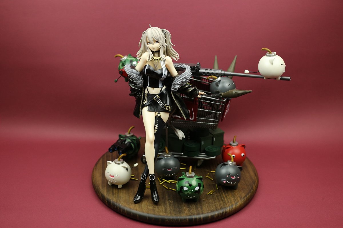 sirisiri29's tweet image. ガレージキット　ホロライブ　獅白ぼたん　完成♪

ディーラー　フジヤマサンカクさん　

瞳は付属のデカールを使用して段差消し後に　アイシャドウを吹いて仕上げてます　カッコいいぼたんちゃんをイメージして塗装してみました

＃ガレージキット　＃獅白ぼたん　＃ホロライブ