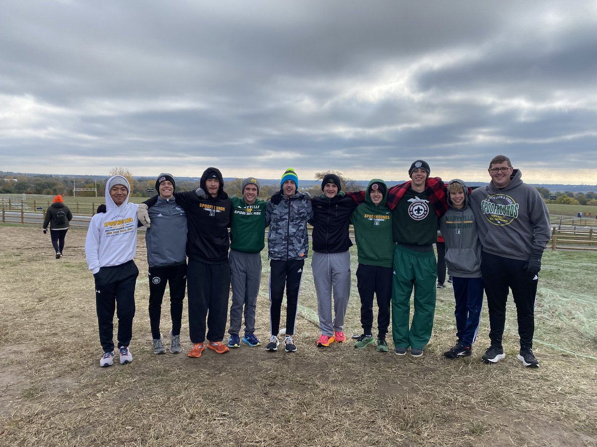 Congrats to coach Bade @Spfhoundrunning for leading BOTH the girls and boys XC teams to state in the same year… for the first time in school history!  And the first time for the girls since 1993!  @spoofhound1 @SportsMDF  #bestinthebusiness