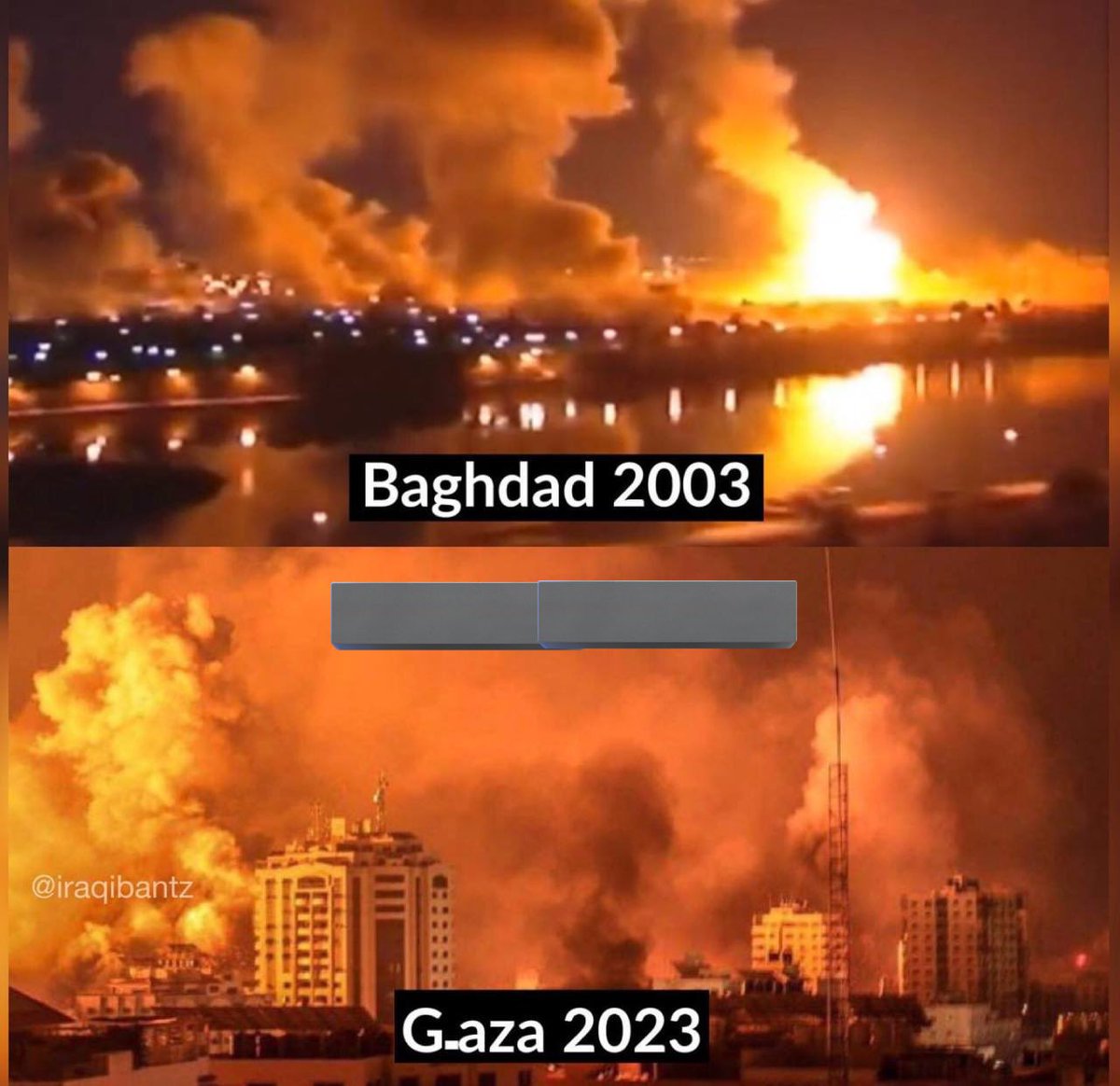 🇮🇶🇵🇸 Baghdad 2003 vs Gaza 2023

🇺🇸🇮🇱 But we are the “good guys,” right?