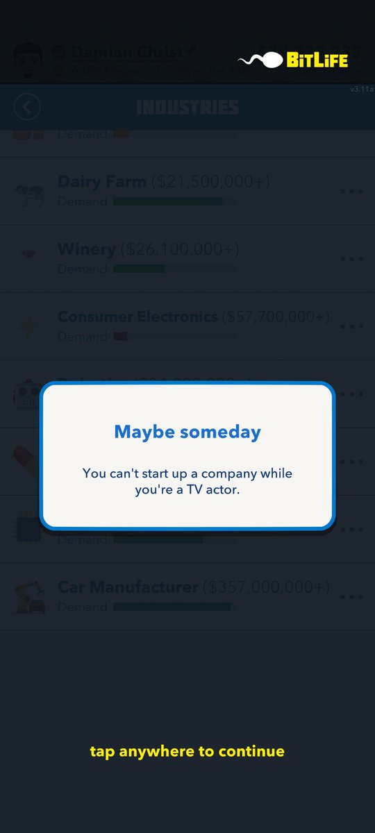 YeahIamAddy's tweet photo. @BitLifeApp 
Bruh why only 1 special career?
I mean if you are an actor or in any other career you can also work on other special careers or whatever it is. I think that would be great. https://t.co/vexJNviGLq