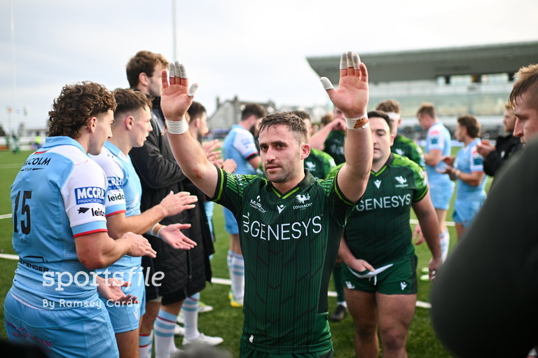 Caolin Blade of Connacht after his side's victory over Glasgow Warriors in the United Rugby Championship today! 📸 @ramseycardy sportsfile.com/more-images/77…