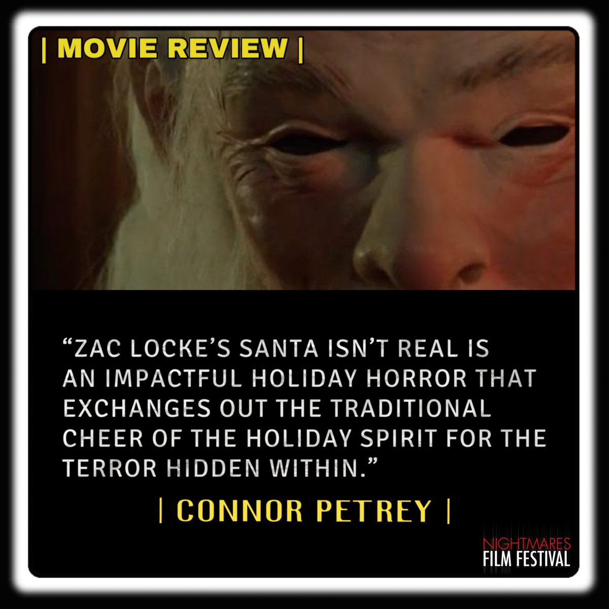 cinefiedcom's tweet photo. [ Nightmares Film Festival ] READ Our Movie Review: https://t.co/mgowIJJuDr

[ @NightmaresFest #SantaIsntReal ] https://t.co/OcfmfNOtjC