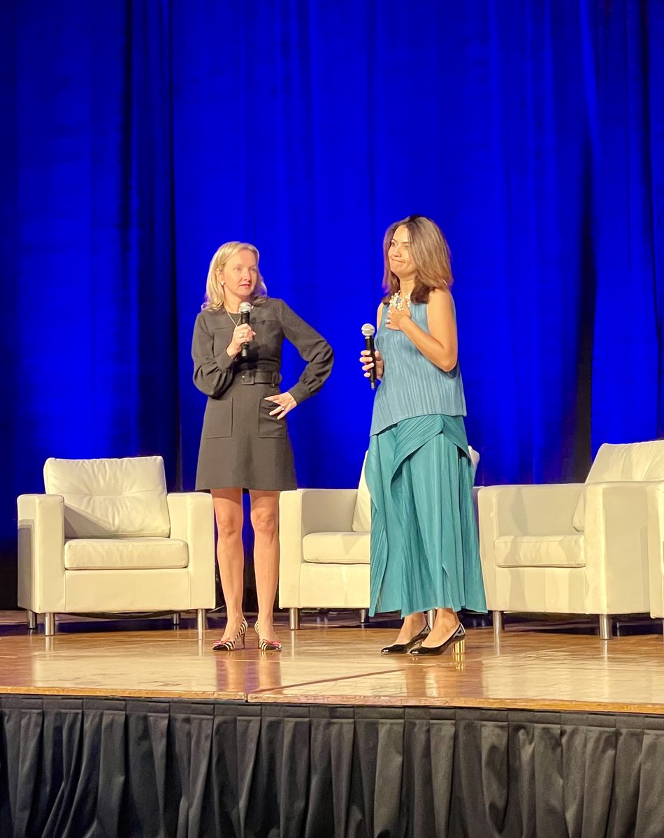 Our course directors @anjalibhagramd and @SMoeschlerMD closing out this successful #MayoGRIT conference. We are leaving inspired and refreshed with so many amazing ideas 💡 to take home. Until we meet again in Lake Tahoe Oct 2024. #WomenInMedicine Ce.Mayo.edu/grit2024