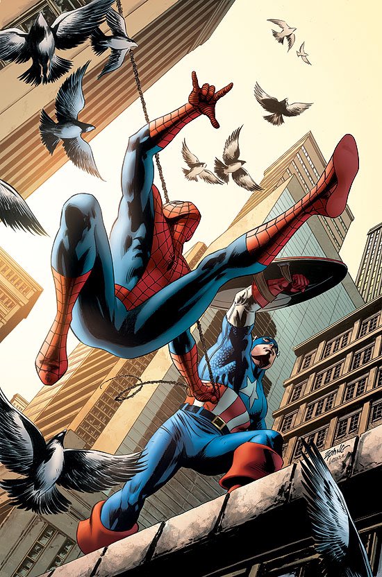 Spectacular Spider-Man #16
Art by @SteveEpting 
#SpiderMan #CaptainAmerica #comicbook