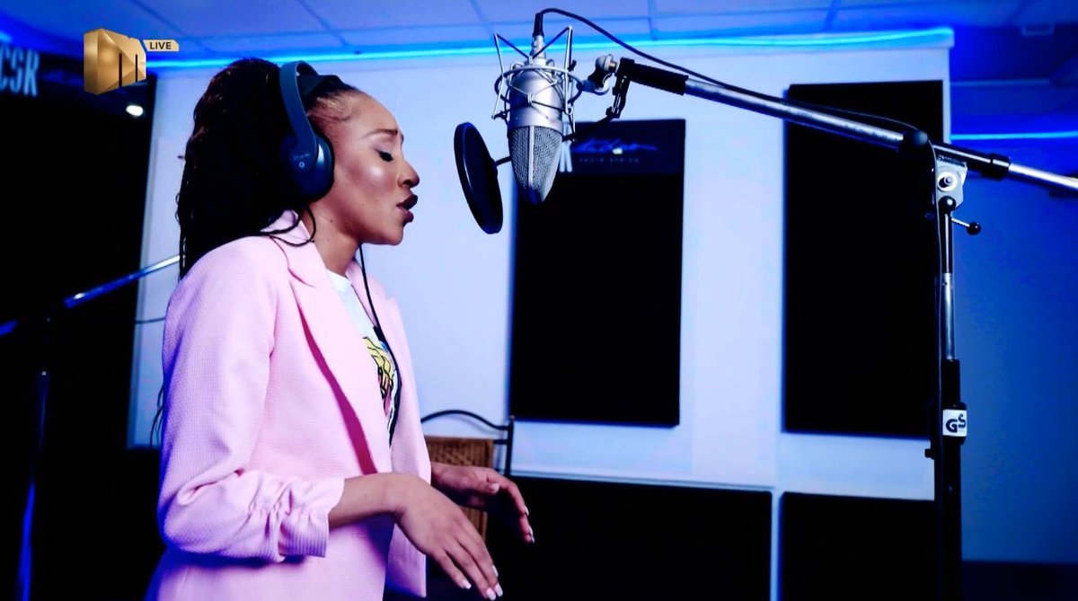 IdolsSA's tweet image. From Bushbuckridge with all the love 💙. 

Having come a long way, Princess is seen in the studio with @JRafrika as she perfects the notes for her first single. 

More: bit.ly/idols_sa.