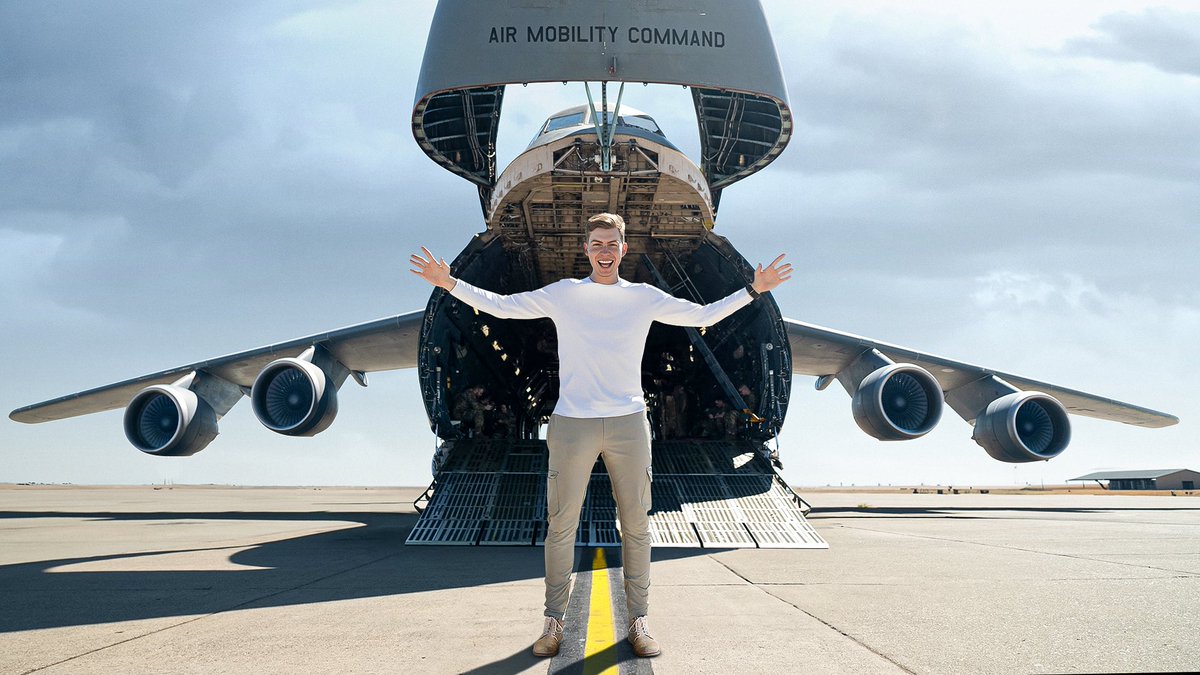 Step inside the mighty C-5 Super Galaxy! I had the chance to explore the largest aircraft in the @usairforce and I’m taking you along for the ride. youtu.be/o-zgjQVR1to #AimHigh | @USAFRecruiting