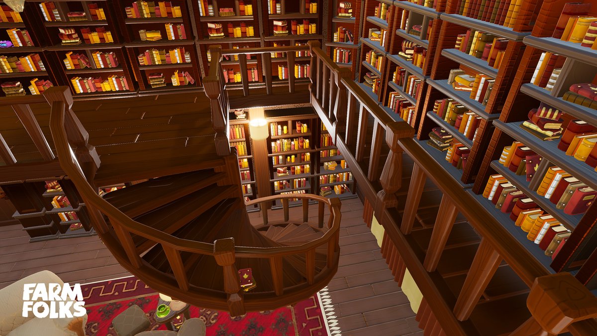 autonomicagame's tweet image. Since you all loved our post on The Sims 4 inspirations and are fans of spiral stairs, check out more of our interiors and customization elements. We'd love to learn about features you're missing in your favorite games. What else would keep you smiling?

#FarmFolks 🧡 #Sims4