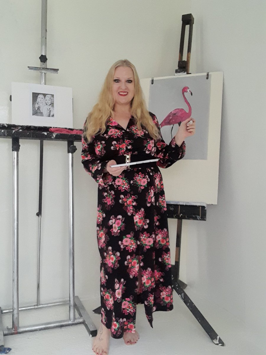 In my Art Studio 
#artstudio #artistlife