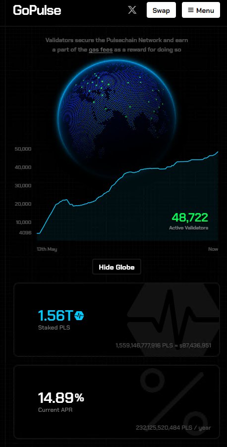 #Ethereum, you don't need to have drama about tokenized staking services having too large a % of validator share. Be men and run your own validators, as cryptocurrency was meant to be. That's what PulseChain does. Real men running real validators on their own. Decentralized=Good!
