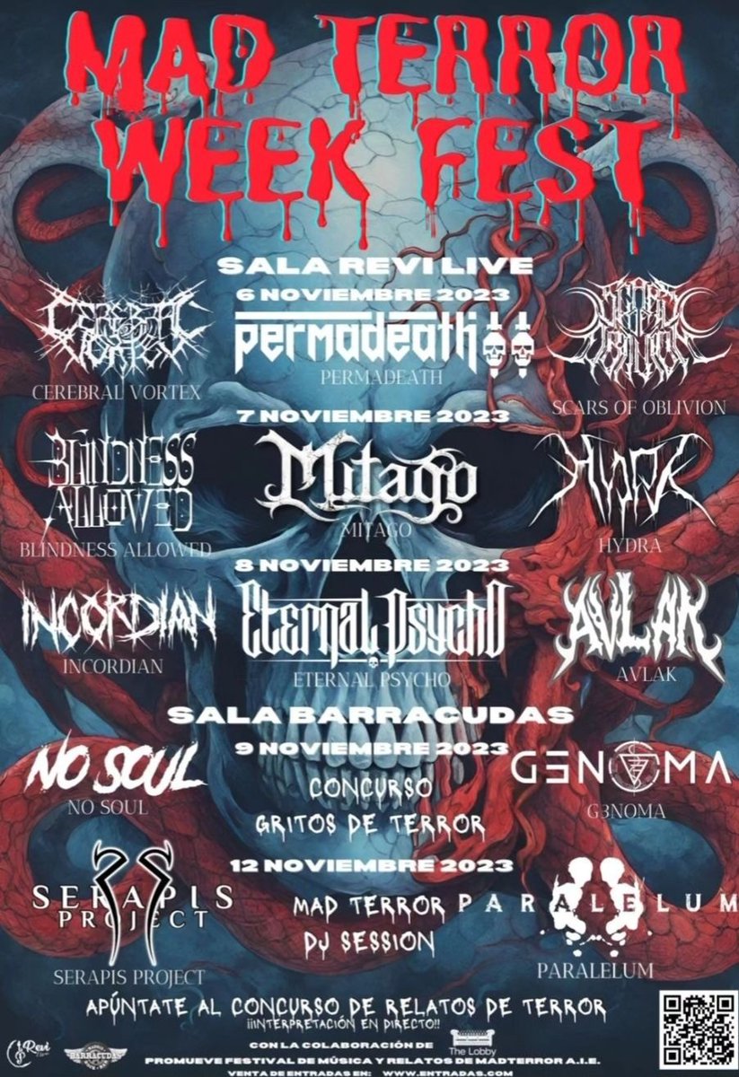 Entradas MAD TERROR WEEK FEST
entradas.com/artist/mad-ter…