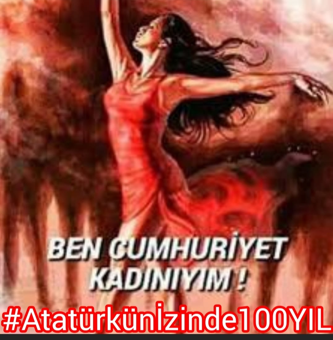 Bir asır önce Mustafa Kemâl Atatürk'üm yaktığı Cumhuriyet ateşi hiç sönmeyecek🇹🇷
#Atatürkünİzinde100YIL 🇹🇷
C U M H U R İ Y E T 100 Yaşında