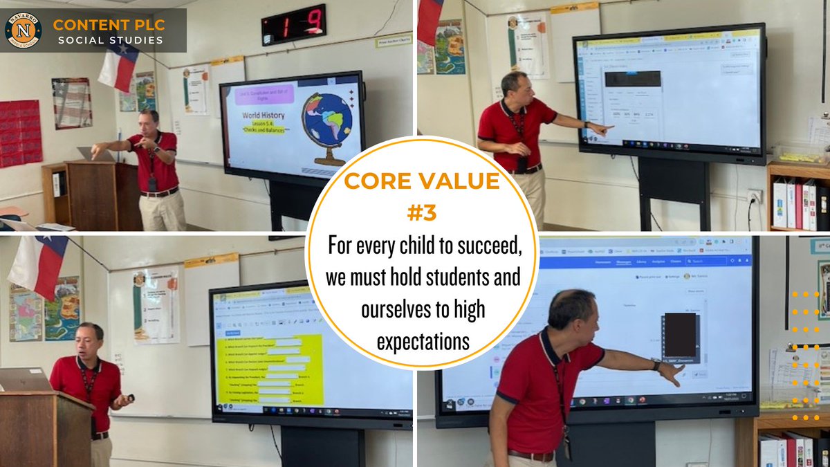 🌎📚 Highlighting the incredible demo lesson in our Social Studies PLC  <a href="/NavarroMS_HISD/">Navarro MS - HISD</a>🤝

👨‍🏫 Mr. Santos wowed us all with his demo lesson, masterfully "app-smashing" with <a href="/Canvas_by_Inst/">Canvas by Instructure</a> <a href="/googledocs/">Google Docs</a> &amp; @MyTeacherMade for an engaging &amp; interactive learning experience.
