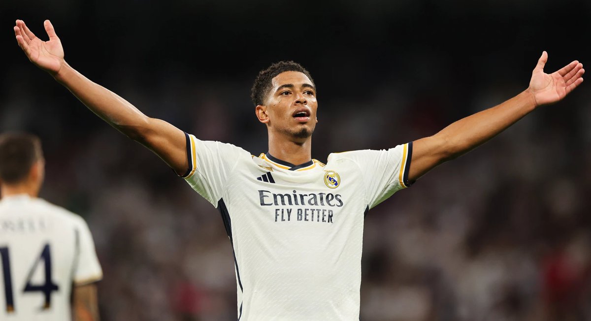 Bellingham ha marcado 13 goles en sus primeros 13 partidos oficiales con el Real Madrid.

Los grandes goleadores en la historia del club en sus primeros 13 encuentros...

Cristiano: 13 goles (acabó con 450 goles)
Di Stéfano: 13 goles (acabó con 308)
Puskás: 11 goles (acabó con