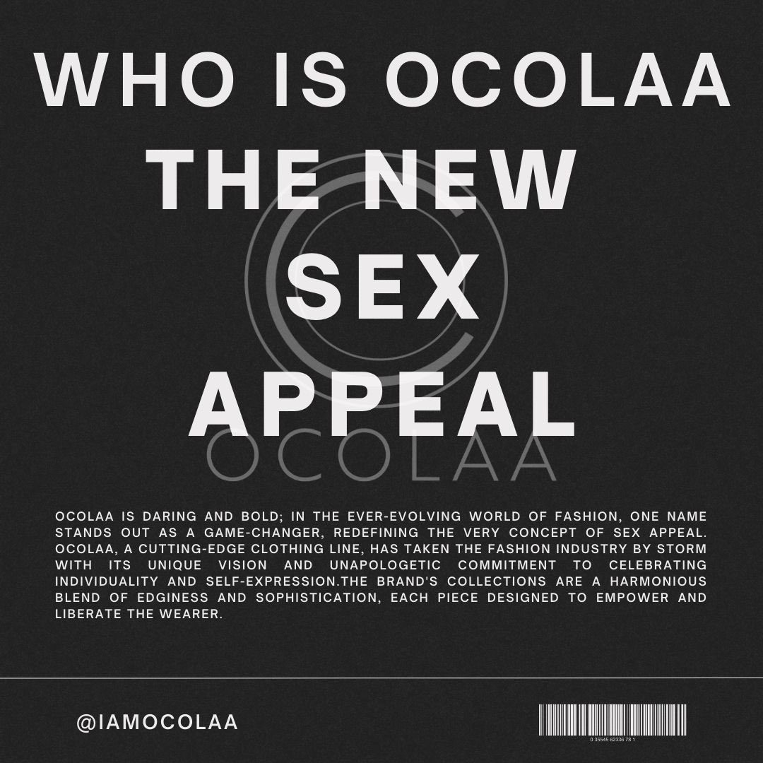 ocolaaofficial's tweet photo. Who is the visionary behind Ocolaa? 

A designer with a passion for pushing boundaries ready to ignite the fashion industry with her fresh energy and innovation. 

Follow the journey &amp; join our mailing list at https://t.co/yaJKdPYrYH 

#ocolaa #fashion #newbrand https://t.co/a7WgFcTN9b