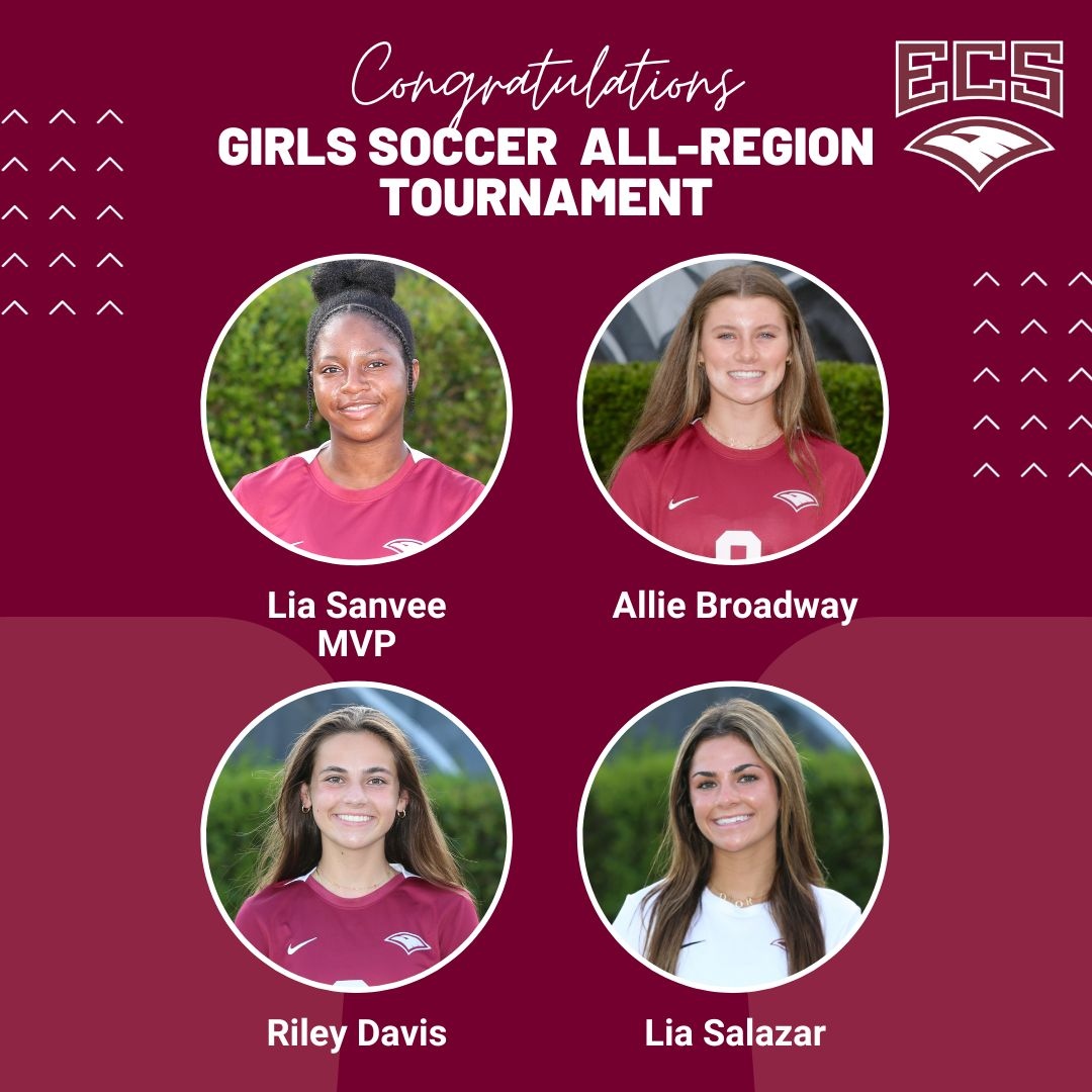 Members of our STATE CHAMPIONSHIP girls soccer team garnered many awards this season. Special congratulations to our coach and these players for being recognized for their outstanding efforts at the state, district and region levels. 

#GoEagles #ECSeagles