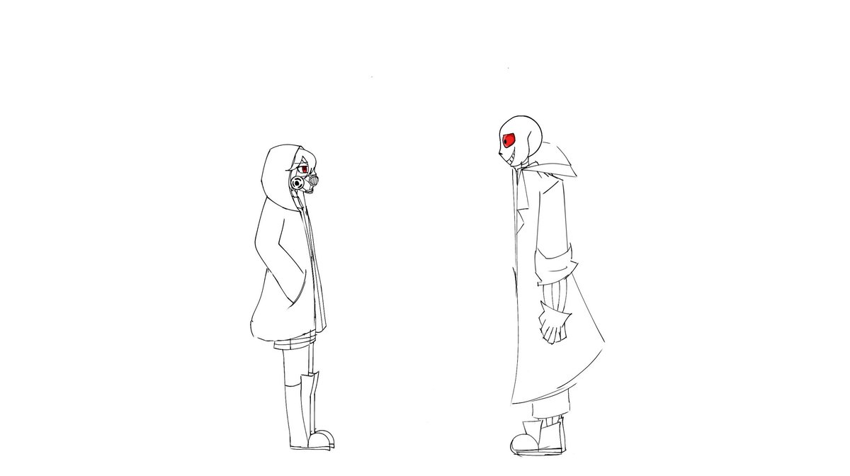 NightGamer34's tweet photo. FAMILIA un dibujito  que estoy haciendo para @LhPsycho  su hermoso Psycho y Deter interactuando capaz le aga continuación polomientras aun me falta hacerle detalles y colorerar jssj ^^"✨ soy night  jssj #dibujodigital #art #undertaleFanart  #undertaleAU #DeterChara https://t.co/De5oQgDxft