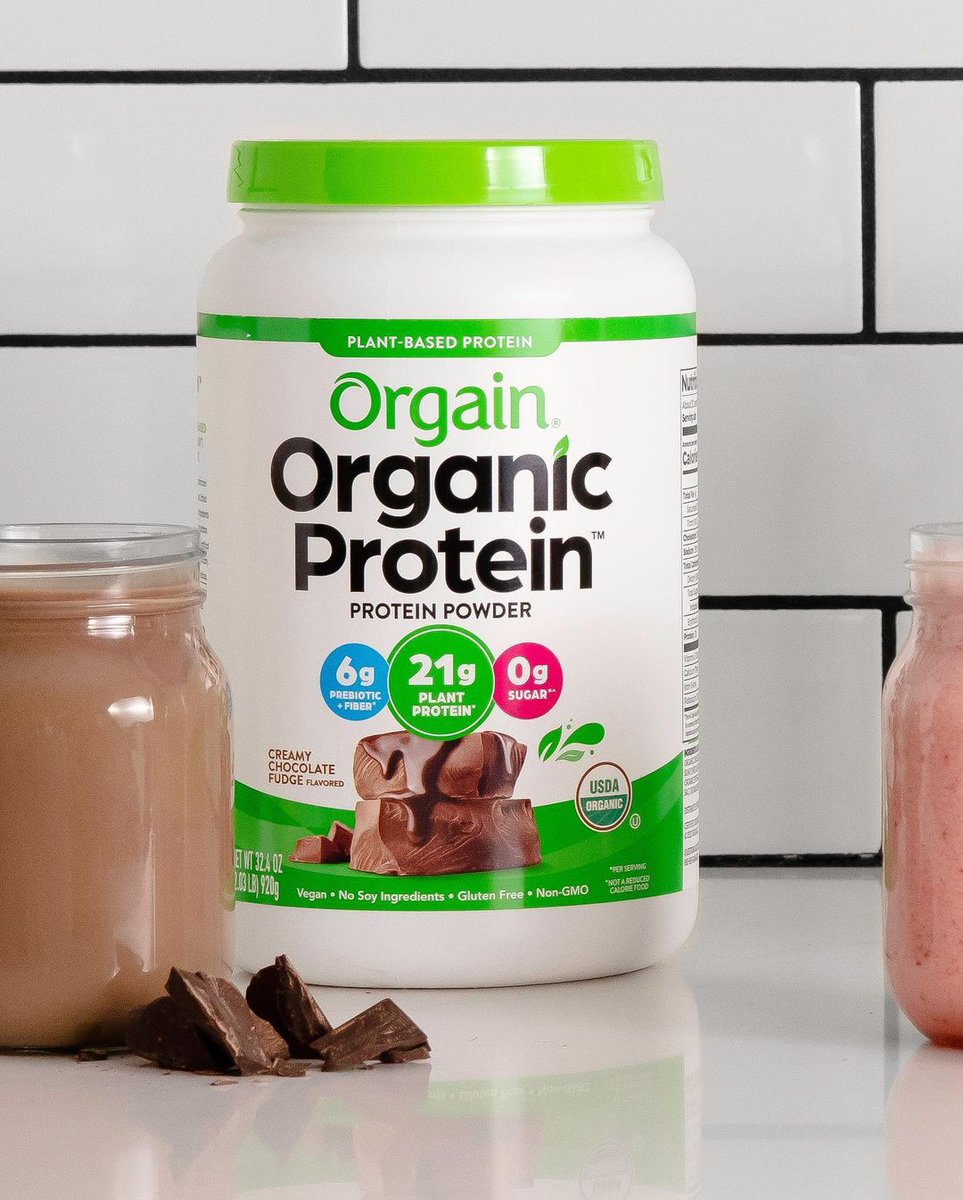 We think every day can be National Chocolate Day, especially when you’re celebrating with our Chocolate Organic Plant Based Protein Powder!

ow.ly/M2IL50PRb7k

#orgain #drinkorgain #chocolate #proteinpowder #nationalchocolateday