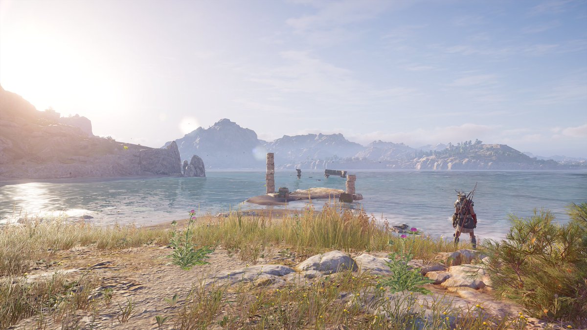 tikuwatomikan's tweet image. 最初の島をすみずみまで探索しました。クエストも陶片も？も。外の世界にいくときがきました。
#ACOd
#XboxShare