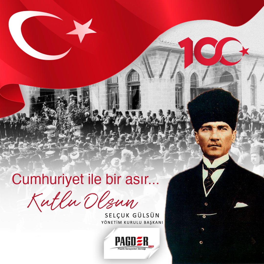Cumhuriyetimizin 100.yılı kutlu olsun. Daha nice 100 yıllara🇹🇷🇹🇷🇹🇷❤️❤️❤️