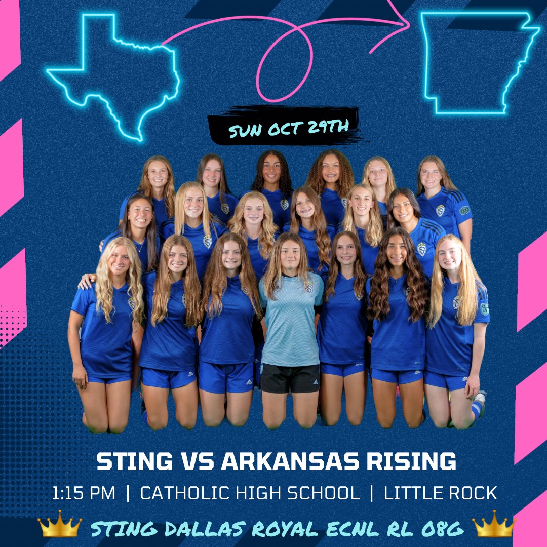 🚨Location &amp; time change🚨

<a href="/NickSoutar/">Nick Soutar</a> <a href="/StingSoccerClub/">Sting Soccer Club</a> <a href="/StingECNLRoyal/">Sting Royal ECNL & ECNL-RL</a> <a href="/EcnlTexas/">ECNL Girls Texas Conference</a> <a href="/ECNLgirls/">ECNL Girls</a> <a href="/ImYouthSoccer/">ECNL/GA/Recruiting/College Soccer</a> <a href="/TopDrawerSoccer/">TopDrawerSoccer</a> <a href="/TopPreps/">TOP PREPS - Free Sports News, Videos & Information</a> <a href="/TheSoccerWire/">SoccerWire</a>