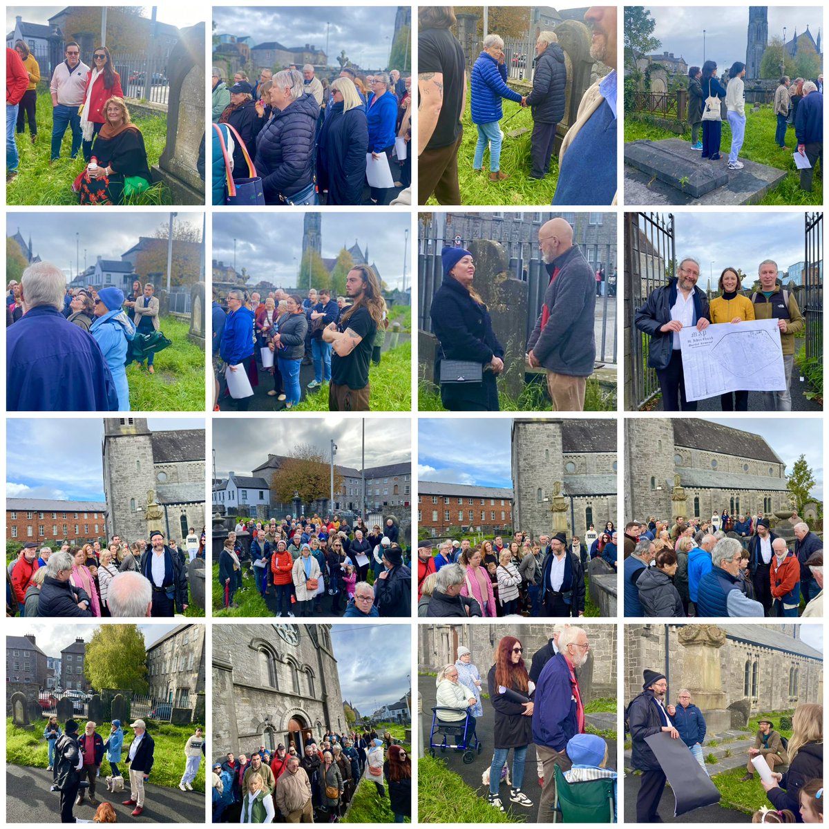 Such a great day. Brilliant start to the bank holiday in #Limerick. Thanks to everyone for attending and contributing. St John’s Churchyard should feature prominently in the tourist offering of the city. Thanks to @DanceLimerick