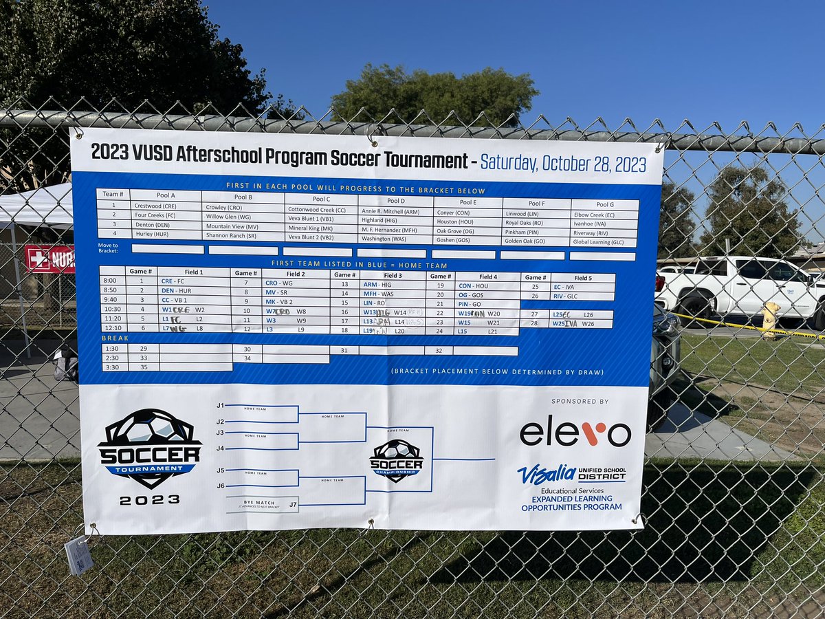 Visalia Unified’s inaugural elementary soccer tournament. It was amazing to see our community come together to support our students. #IAMVUSD