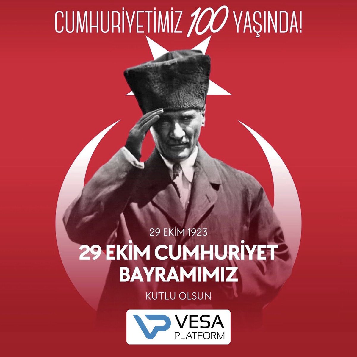 Bu toprakları bize vatan kılmakta emeği geçen ülkemizin kurucusu Gazi Mustafa Kemal Atatürk ve silah arkadaşlarını rahmet ve minnetle anıyoruz. 

Cumhuriyetimizin 100. yılı kutlu olsun.