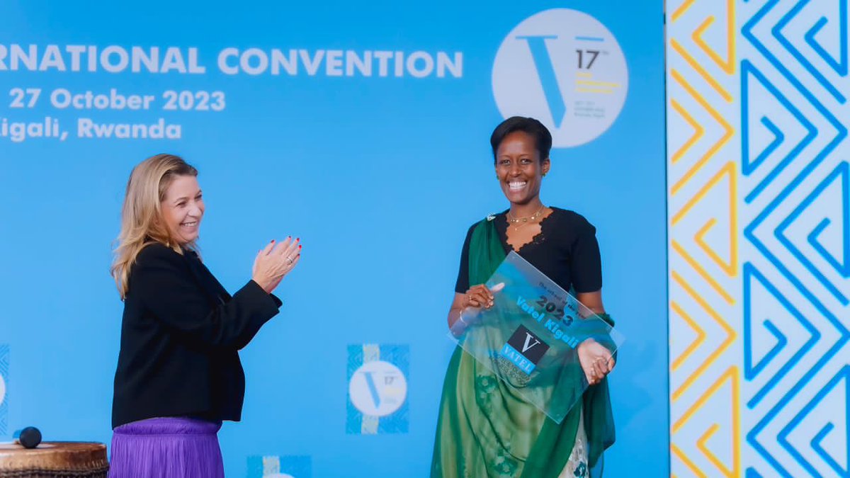 VatelRw's tweet photo. Our 17th International Convention culminated with a dinner where Vatel Nîmes and Vatel Philippines both won the cirvath award! 
And for the first time, Vatel Rwanda became the winner of the Vatel School Award! 
#VatelRwanda #VatelInternationalConvention
#WomenEmpowerment https://t.co/OY6Kg6JBZW