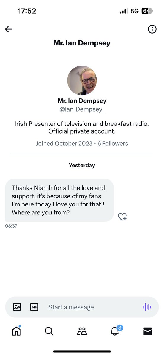 niamhus007's tweet photo. @IanDempsey fake page alert https://t.co/HS1oE7JESY