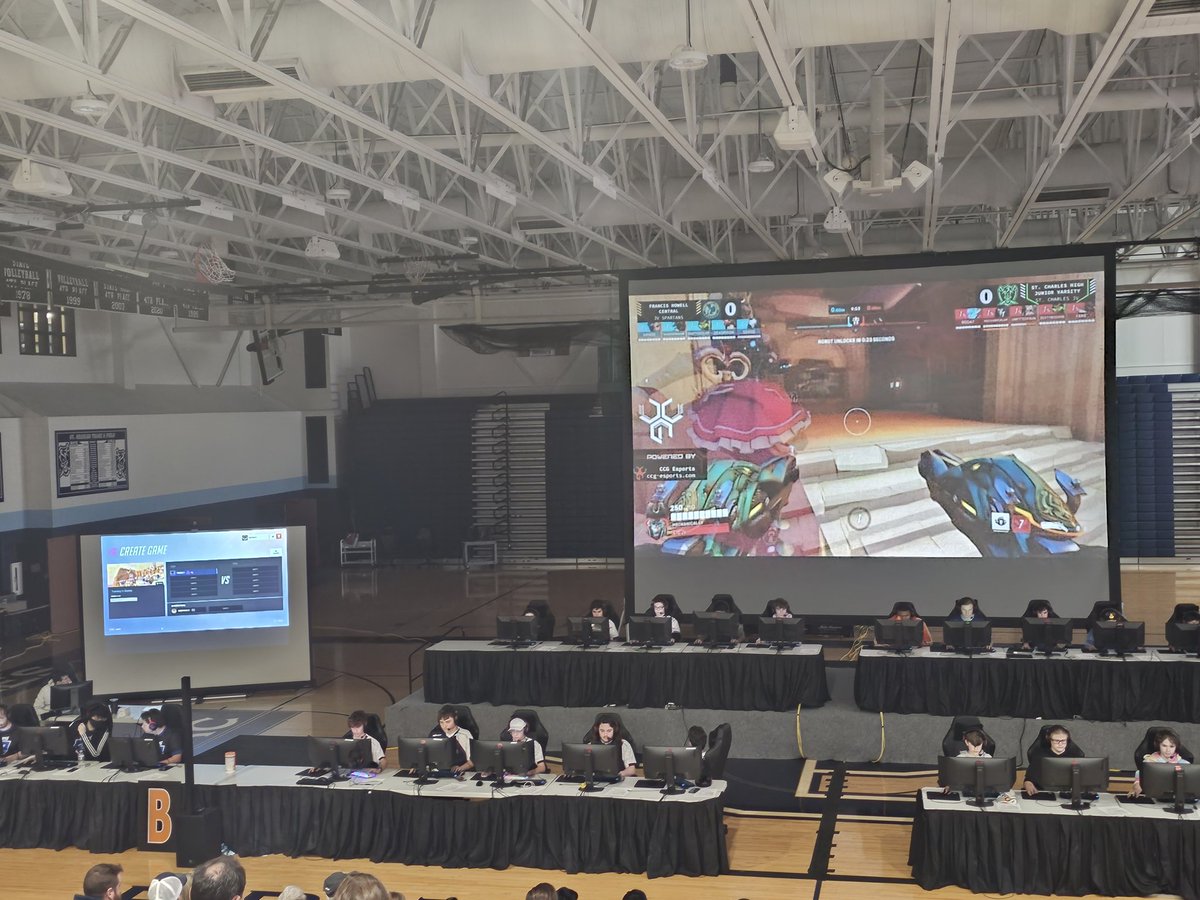 KevinRichmiller's tweet photo. Having some mixed emotions watching my last SCSD project come to fruition, an esports live tournament.  I'm so excited we are providing this venue for the kids. https://t.co/qDOrypdIOb