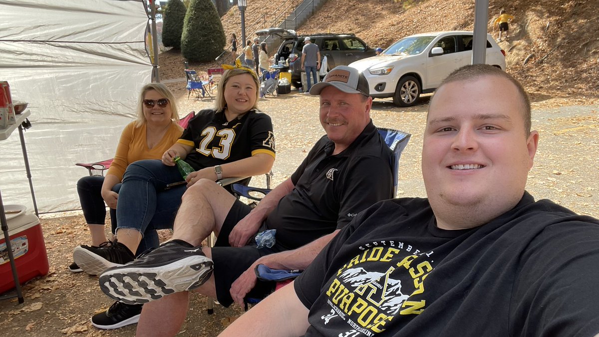 App State Tailgating Party #GoApp #BeatUSM #AppStateTailgate