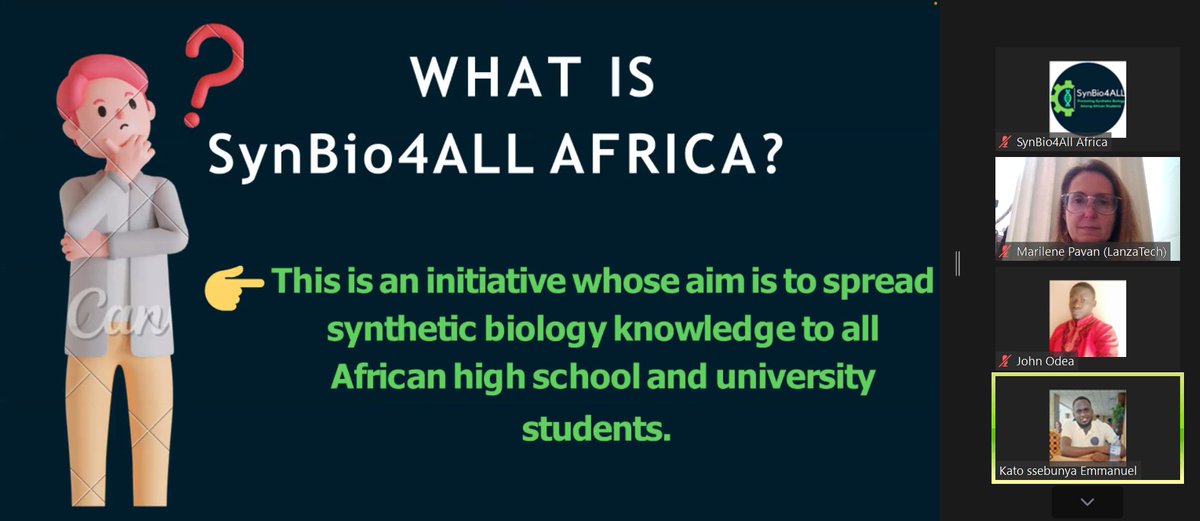 MaryPavan's tweet photo. So honored and inspired by being part of #Synbio4ALL initiative launch! 🦠🌎💚📢 Such amazing #African #leaders! Go team! #synbio #bioeconomy #GlobalSouth #Africa #STEM https://t.co/rPCqUn6khb