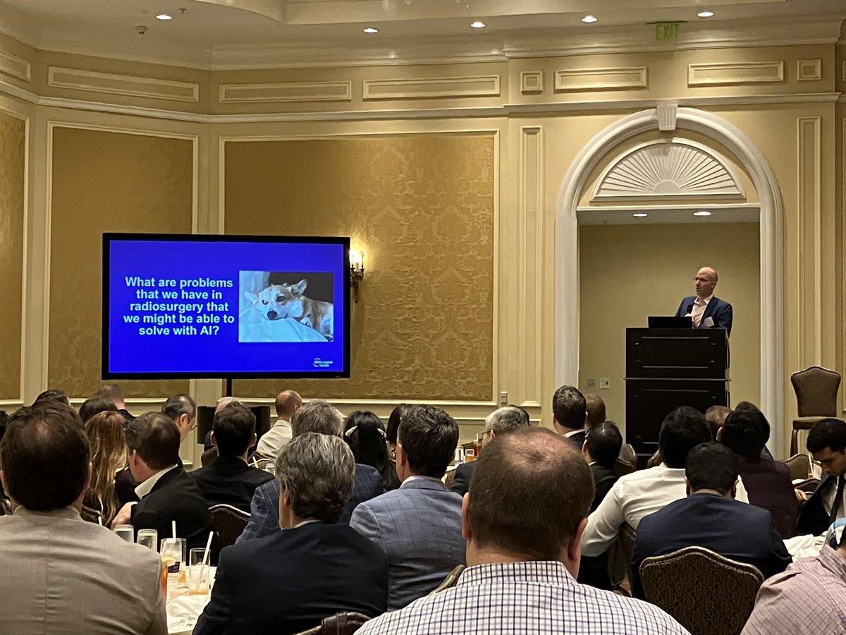 MiamiCancerInst's tweet photo. π‘Whatβs next for #AI in #radiosurgery? Dr. Eric Oermann | @ekoermann @nyulangone shares his neurosurgery-perspective on the emerging trends in machine-learning technology. π§ π©βπ»
#MedTwitter #IRREM23 #IRRF23
#AIMed https://t.co/SRhYWAicJz
