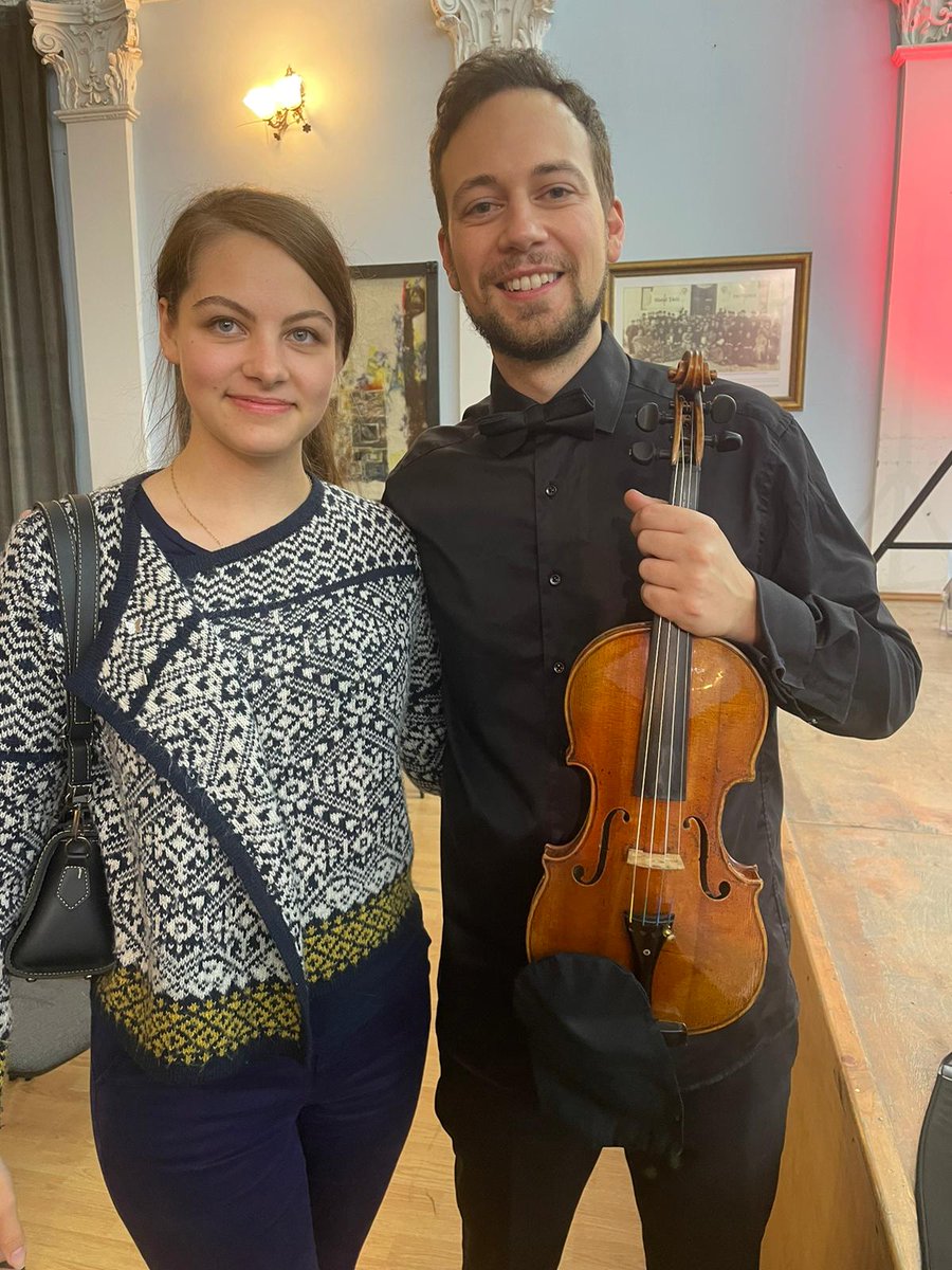 quick_philip's tweet image. Yesterday in #chisinau I got to hear this beautiful #Stradivarius played by this amazing #austrian #violinist in #moldova. My daughter met him with me at her 1st #classicalnusic concert, too. @CrispinWard..theres nothing like it in the world 🌎