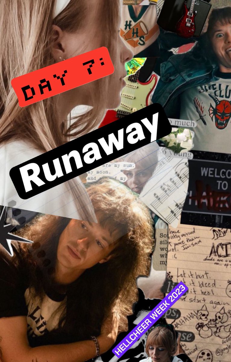 hellcheerweek's tweet photo. The final day! The theme is RUNAWAY. Please use the hashtag #hellcheerweek2023 and make sure to mention us @hellcheerweek so we can share your work. https://t.co/H5VC8oxW8s