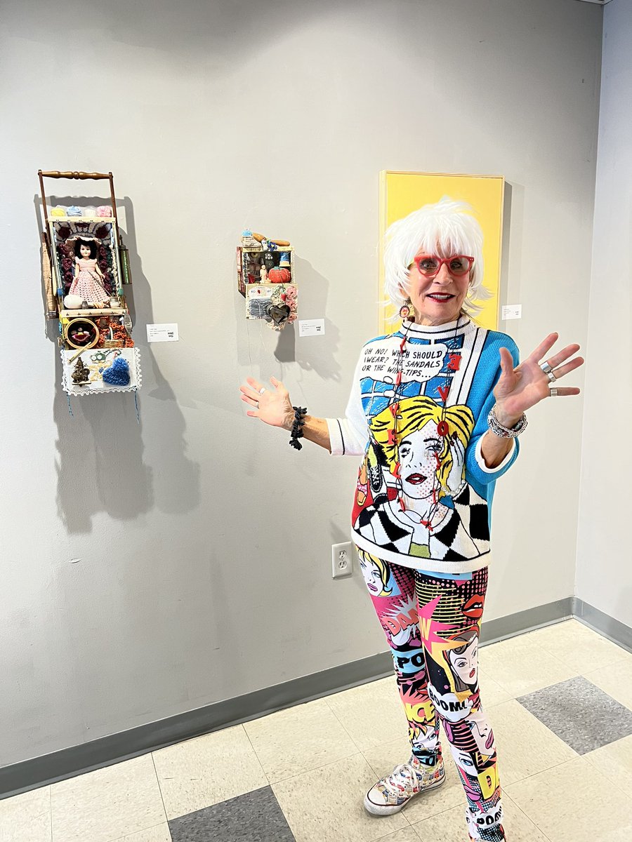 Pop Art at Hamilton Art Gallery TODAY 1-6. Stop by for a treat……beautiful artwork by local artists (better than chocolate😊)