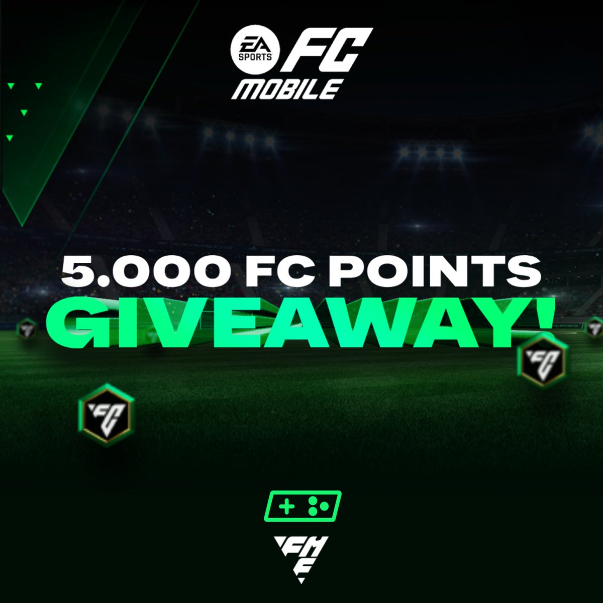 5,000 FC POINTS GIVEAWAY 🥳🎁 MOBILE/ CONSOLE

- Follow us
- Like ❤️ &amp; Retweet 🔁
- Join BATTLECHEST discord server &amp; drop a screenshot ⏬ - discord.com/invite/ySH7S57…

Winner announced on 2nd November, Good luck everyone 🎉🥳