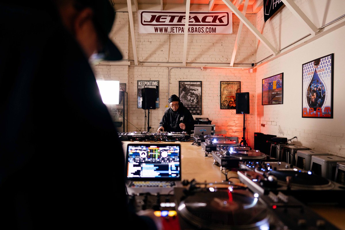 backtotape's tweet photo. Get to know all #BackToTape artists since 2018 - Part 1: Founded in 1992, the World Famous Beat Junkies is internationally recognized as one of the greatest DJ crews in history 🎹 

📺 Back to Tape 3
🌎 Los Angeles, California 
#HipHop50 https://t.co/ACziztPuEF