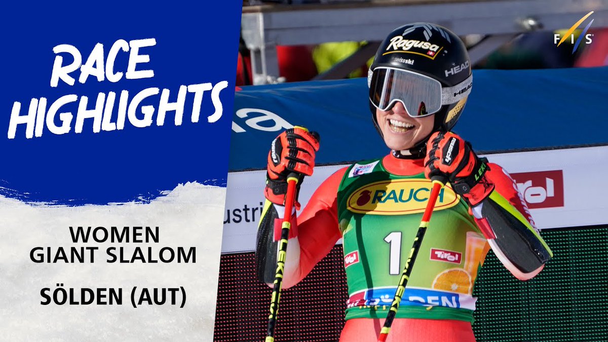 fisalpine's tweet photo. FIS Alpine I Highlights Women‘s Giant Slalom Soelden 2023 https://t.co/YDO6GIg6IK https://t.co/1RG9Nf0hhv