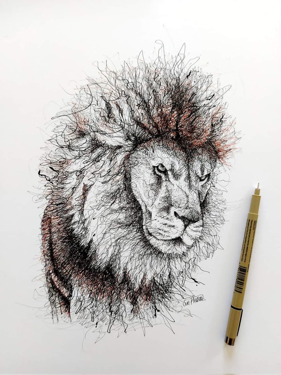 Hoping to spend a bit more time scribbling in my sketchbook in the new year. 🖋
#sketch #scribbleart #lion #art