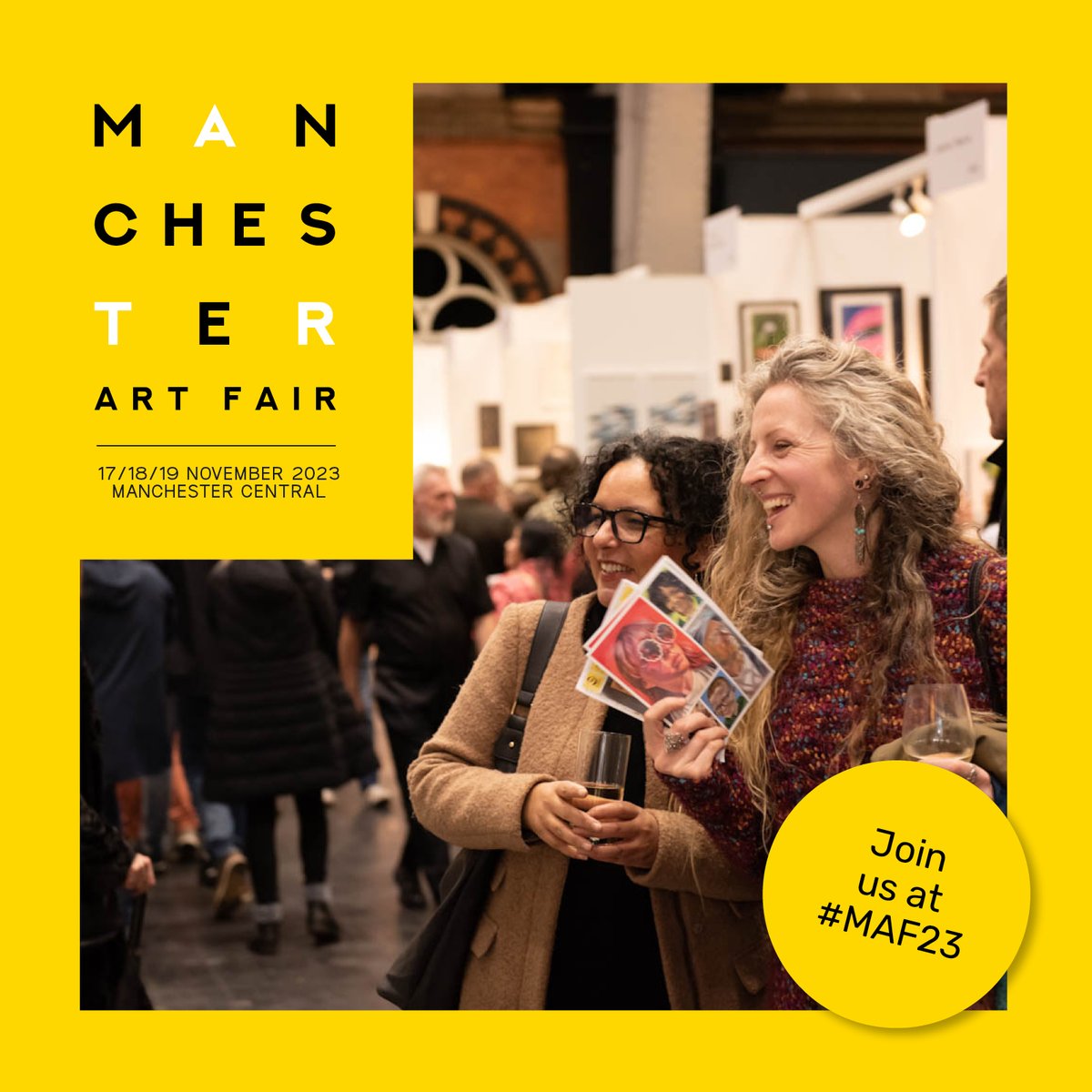 McrArtFair's tweet photo. Find that perfect piece of art 17-19 Nov 23 at Manchester Central. Tickets available now!
https://t.co/UMky9HPGJX
#MAF23
#TMC23
#artfair
#manchester https://t.co/1SFKu5rceA