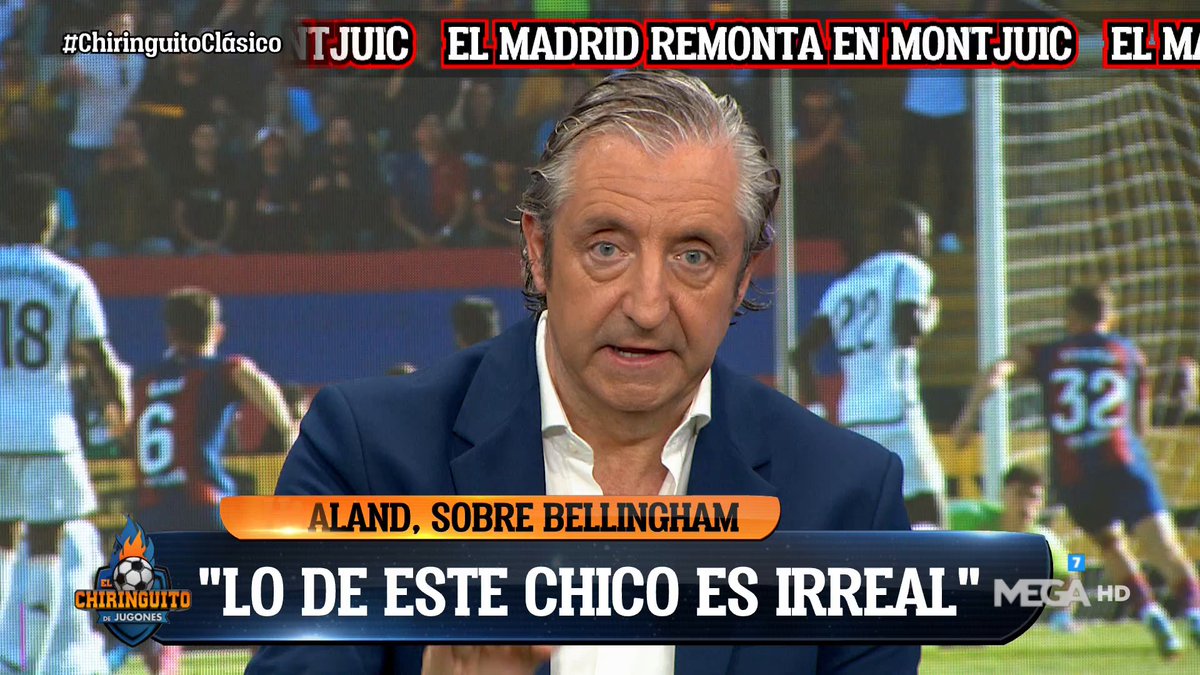 elchiringuitotv's tweet photo. 💣 BOMBAZO DE @jpedrerol 💣

🔥 "El objetivo del Madrid es fichar a Mbappé y Haaland".

#ChiringuitoClásico https://t.co/vdVLcYFRY4