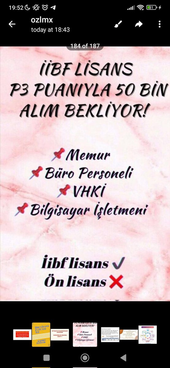 <a href="/iibfbirlik_/">İİBF BİRLİK</a> <a href="/RTErdogan/">Recep Tayyip Erdoğan</a> <a href="/tcbestepe/">T.C. Cumhurbaşkanlığı</a> <a href="/AtaySalim/">Salim Atay, Doç.Dr</a> <a href="/iletisim/">T.C. İletişim Başkanlığı</a> <a href="/ticaret/">T.C. Ticaret Bakanlığı</a> Eğitimimiz ve donanimizla 100. Yıl yükselen Türkiye'de kamudaki yerimizi alarak en yararlı şekilde istihdam edilmek için 50 bin alım bekliyoruz. İİBF Lisans p3 puanı ile açılan kadrolarda hakkimizla yer alacağız!!