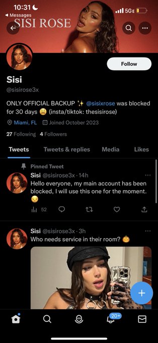 @sisirose3x this is not me and they&rsquo;re messaging multiple people pretending to be me ugh. plz report<a class="tags" target="_blank" title="On Twitter" href="/?out=eyJ0eXAiOiJKV1QiLCJhbGciOiJIUzUxMiJ9.eyJpYXQiOjE3MTg4MDg1MDQsImlzcyI6InR3cG9ybnN0YXJzLmNvbSIsIm5iZiI6MTcxODgwODUwNCwiZXhwIjoxNzUwMzQ0NTA0LCJyZWRpcmVjdF91cmwiOiJodHRwczovL3R3aXR0ZXIuY29tL3Npc2lyb3NlM3gifQ.DD534tZkkDXbz4XLeybbZlcN3l2pziGP05ufNsWOS_h4l9NWlHE3Tc53LYBWDVwyL1KgH2cjs1mKm9vFu1hPag">@sisirose3x</a>