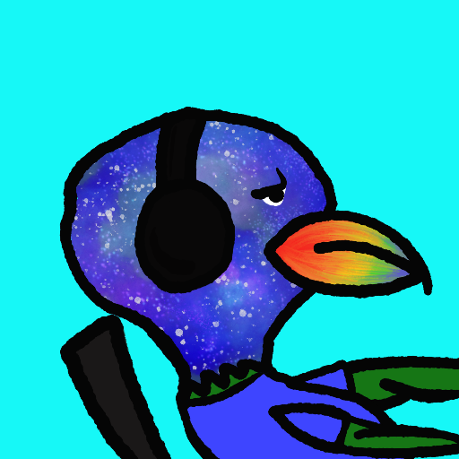 Gm Mfers!

Quick question for y'all... Do you think this is just Pepe in a "galaxy" mask?

Blue shirt... 👕

Green skin like a frog... 🐸

Bored if not almost sad looking eyes... 👀

Idk mfers...

What do you think? 

Is this secretly Pepe larping as a Raven Mfer?