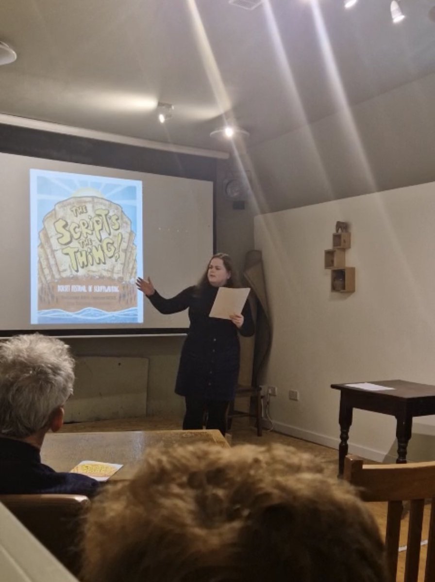 Thank you to everyone who stayed to watch my reading of Cleansed. A very enjoyable day, great to see so much work in various stages of development #thescriptsthething @ScriptsTheThing