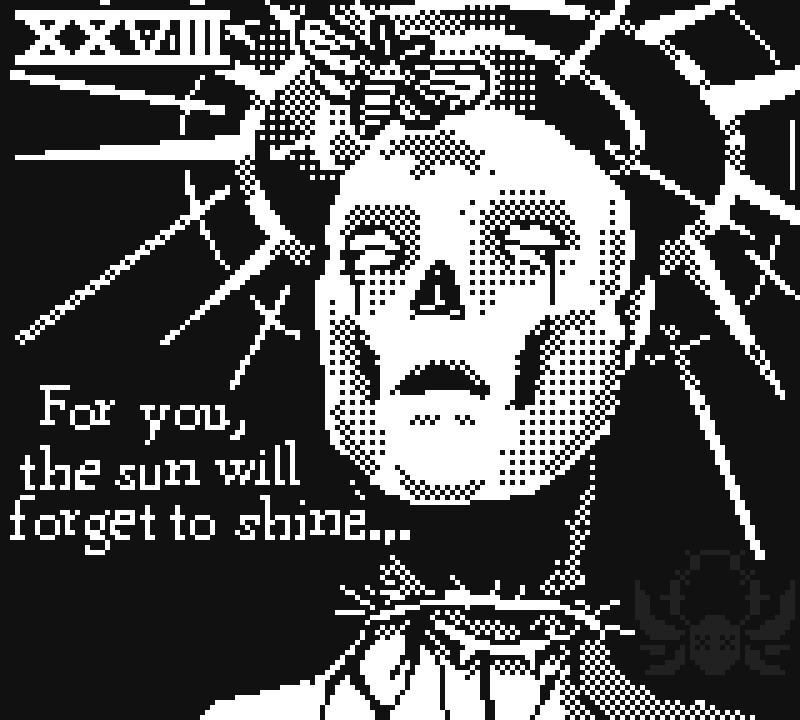 𝑨 𝒑𝒊𝒙𝒆𝒍 𝒂𝒓𝒕 𝒊𝒏𝒔𝒑𝒊𝒓𝒆𝒅 𝒃𝒚 𝒂 𝒓𝒂𝒏𝒅𝒐𝒎 𝒔𝒐𝒏𝒈 𝒊𝒏 𝒎𝒚 𝑷𝒍𝒂𝒚𝒍𝒊𝒔𝒕 𝒆𝒗𝒆𝒓𝒚 𝒅𝒂𝒚 𝒐𝒇 𝑶𝒄𝒕𝒐𝒃𝒆𝒓. 

28. 𝑨𝒖𝒃𝒂𝒅𝒆 - 𝑻𝒉𝒆 𝑺𝒊𝒏𝒈𝒖𝒍𝒂𝒓𝒊𝒕𝒚 

#pixelart #1bit #horror #gothic #retrogaming #Inktober #Octobit #ドット絵