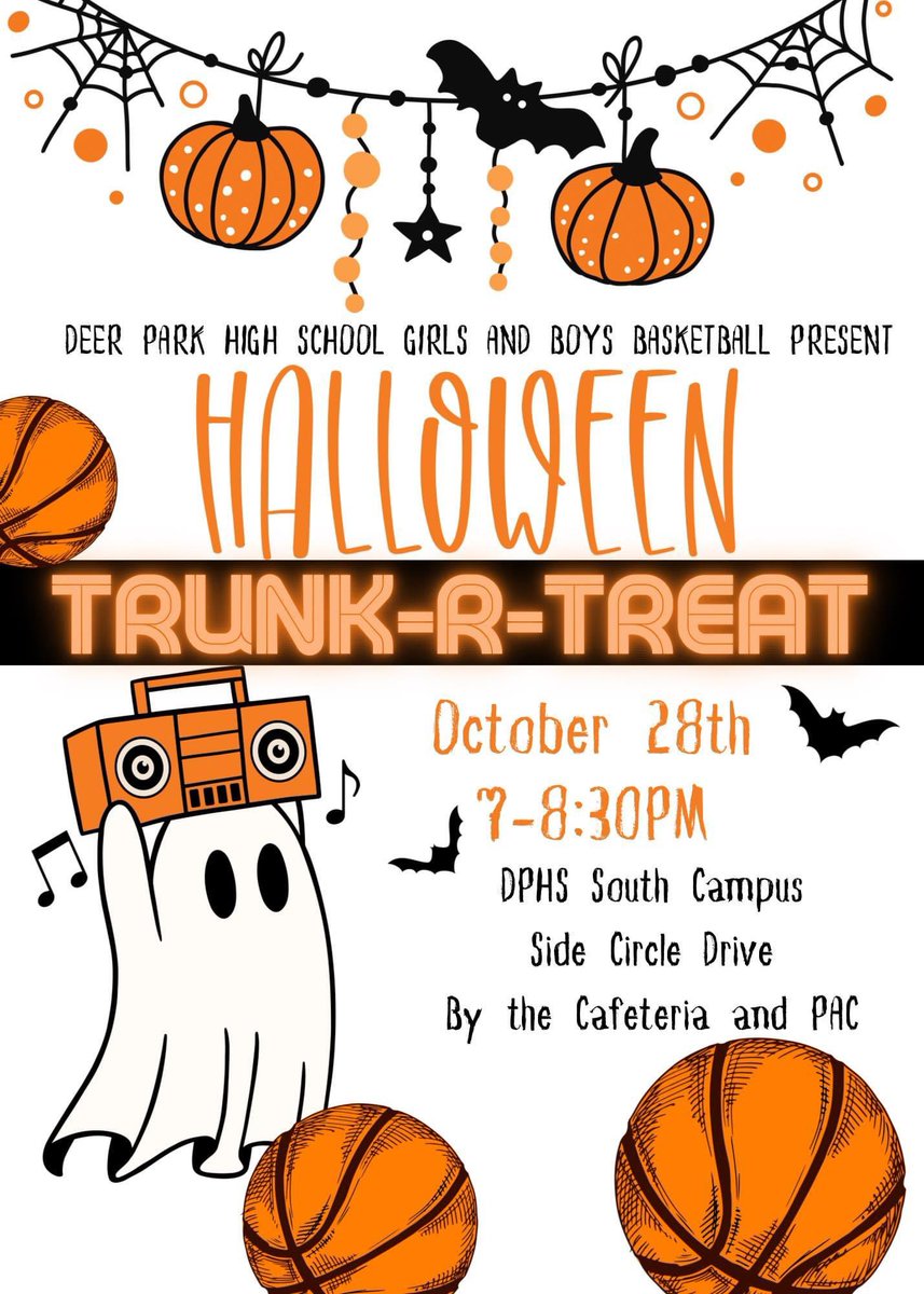Come on by tonight to our Trunk or Treat with @DPBoysBasketbal #dig #andgodeer 🤘🏀🦌