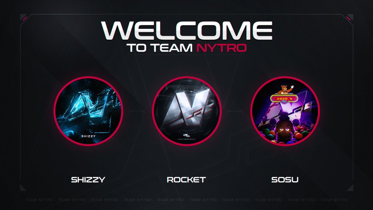 Please welcome our newest and returning additions to the NytroCreatives roster! @shizzy_dzn <a href="/rk_rocket/">Rocket</a> and <a href="/sosuartz/">sosu</a> ✨